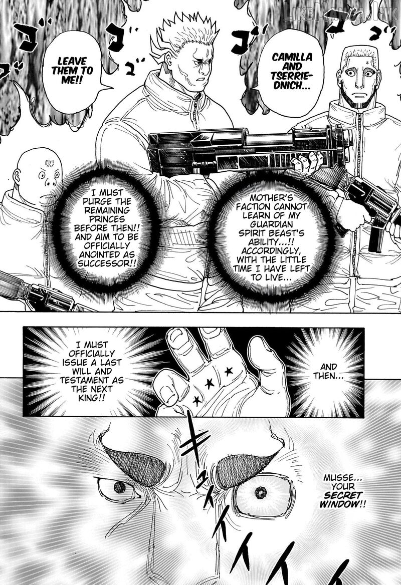 Hunter x Hunter, Chapter 413 image 14